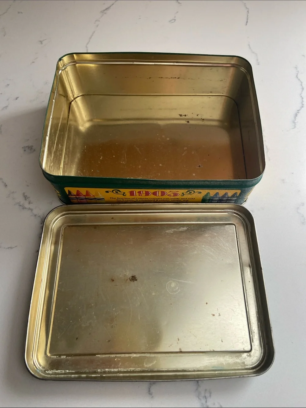 Vintage 1991 Crayola Collector’s Colors Limited Edition Tin